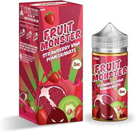 Fruit monster［フルーツモンスター］100ml USA Vape Liquid ベイプリキッド - Strawberry Kiwi Pomegranate - ニコチンなし