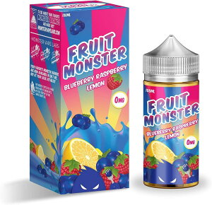 Fruit monster�m�t���[�c�����X�^�[�n100ml USA Vape Liquid �x�C�v���L�b�h - Blueberry Raspberry Lemon - �j�R�`���Ȃ�