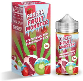 Frozen fruit monster［フルーツモンスター］100ml 大容量 メンソール フルーツ Vape Lquid ベイプリキッド - ストロベリー キウイザクロアイス - ニコチンなし