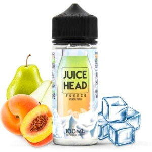Juice Head Freeze�m�W���[�X�w�b�h�t���[�Y�n100ml �d�q�^�o�R VAPE ���L�b�h - Peach Pear ICE - �j�R�`���Ȃ�