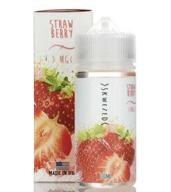 Skwezed ［スクイーズド ］100ml Made in USA フルーツ系 Vape Liquid - Strawberry ストロベリー