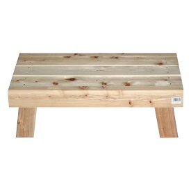 HOSINO 星野工業 星野工業 桧ベンチ 低いんです 小 18x56x28.5cm 桧 3400g