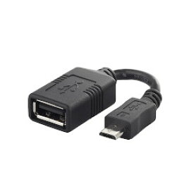 BUFFALO バッファロー USB(microB to A)変換アダプター ブラック BSMPC11C01BK(BSMPC11C01BK)