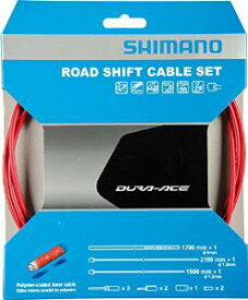 SHIMANO シマノ OT-SP41 ポリマーコーティング シフトケーブルセット(Red)【沖縄・離島への配送不可】