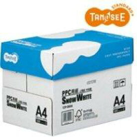 【在庫限即納】オリジナル TANOSEE PPC用紙 SNOW WHITE A4 500枚×5冊入(PPCSW-A4-5)