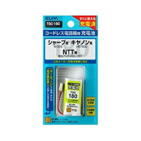 ELPA エルパ 朝日電器 電話機用充電池 TSC-180