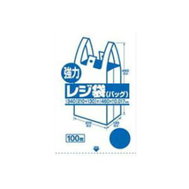 ジャパックス 業務用強力レジ袋（100枚入）（乳白色）RJJ－60　60号【XLZ4407】