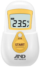 エー・アンド・デイ(A&D) エーアンドデイ 非接触体温計 でこピッと イエロー・UTR-701A-JC1 (1019962)