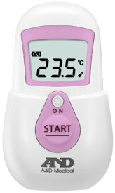 エー・アンド・デイ(A&D) エーアンドデイ 非接触体温計 でこピッと ピンク・UTR-701A-JC2 (1019963)