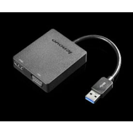 LENOVO レノボ ユニバーサル USB3.0-VGA/HDMIアダプター(4X90H20061)