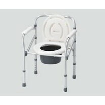 楽天市場】ポータブルトイレ トイレチェア 折りたたみタイプ／t－8303 