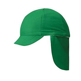 フットマーク 101215フラップ付き体操帽子(取り外しタイプ) S グリーン