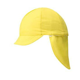 フットマーク 101215フラップ付き体操帽子(取り外しタイプ) S レモン