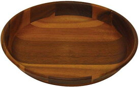 (丸和貿易)アカシア 丸深皿22cm 100380900