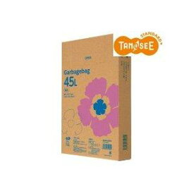 オリジナル TANOSEE ゴミ袋エコノミー 乳白半透明 45L BOXタイプ 1箱(110枚)(TG110-45W)