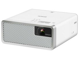 EPSON エプソン EF-100WATV dreamio ホームシアターポータブルプロジェクター ホワイト/Android TV端末同梱モデル 液晶(透過型3LCD) レーザー光源 1500～2000ルーメン 16：10 1280×720～1280×800 Bluetooth スピーカー搭載 HDMI端子 10億色以上