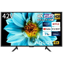 楽天市場】シャープ 42V型 液晶 テレビ アクオス 4T-C42DJ1 4K 