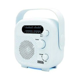 YAZAWA ヤザワ ヤザワ AM・FMシャワーラジオ 防水性能IPX5 ホワイト SHR02WH