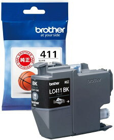 BROTHER ブラザー ＜ブラザー純正＞インクカートリッジブラック LC411BK 対応型番:DCP-J926N、MFC-J904N、MFC-J739DN、MFC-J939DN 他(LC411BK)