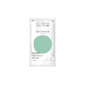 オルディ asunowaバイオマス25%手提袋L/40号乳白100P ASW-HW25BP40T-100