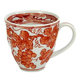 ブルーム 赤絵ぶどうマグカップ 美濃焼 日本製 (16253)