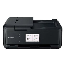 【在庫限即納】CANON キャノン TR8630A インクジェットプリンター インク5色 染料+顔料 4800×1200 dpi 最大用紙サイズA4 接続(USB)〇 接続(有線LAN/無線LAN)〇 スキャナ機能有り コピー機能有り FAX機能有り ブラック