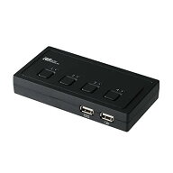 ラトックシステム ワイドモニター対応 VGAパソコン切替器 (4台用) RS-430U