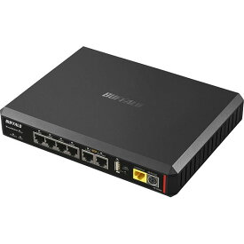 BUFFALO バッファロー VR-U500X 法人向け 有線ルーター 10BASE-T(10Mbps)/100BASE-TX(100Mbps)/1000BASE-T(1000Mbps) 5ポート VPN