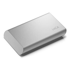 ラシー LaCie ポータブルSSD Portable SSD 1TB USB-C Mac/iPad/Windows対応 5年保証 シルバー STKS1000400