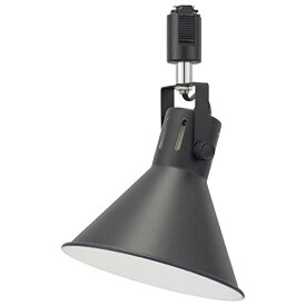 OHM オーム電機 レールライト(口金E26/アーム長144mm/ブラック/電球別売) ORL-SE26M-K