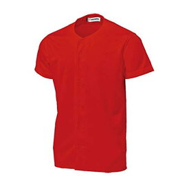ウンドウ(Wundou) ベーシックベースボールシャツ　P－2700J　レッド（11）　サイズ：140