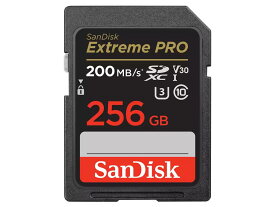SANDISK 256GB Extreme PRO SDXC UHS-I メモリーカード - C10、U3、V30、4K UHD、SDカード - SDSDXXD-256G-GN4IN