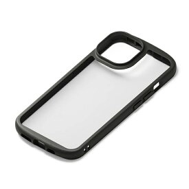 ピージーエー(PGA) PGA PG-22KPT01BK 2022年 iPhone 14用 MagSafe充電器対応 クリアタフケース Premium Style ブラック(PG-22KPT01BK)