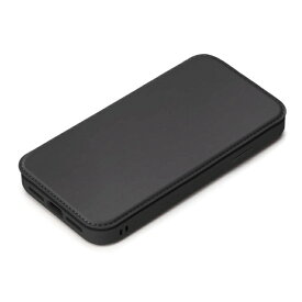 ピージーエー(PGA) PGA PG-22QGF01BK 2022年 iPhone 14 Pro用 ガラスフリップケース Premium Style ブラック(PG-22QGF01BK)