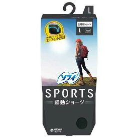 ユニチャーム ソフィSPORTSショーツLブラック【入数:12】