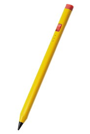 ELECOM エレコム タッチペン/スタイラス/鉛筆型/三角軸/充電式/iPad専用/パームリジェクション対応/傾き検知対応/磁気吸着/USB-C充電/イエロー(P-TPACAPEN02YL)