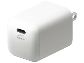PGA USB PD 45W USB-C電源アダプタ ホワイト(PG-PD45AD02WH)