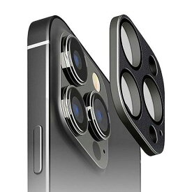 PGA iPhone 15 Pro Max/iPhone 15 Pro カメラフルプロテクター PVC BK(PG-23BCLG20BK)