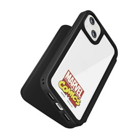 PGA iPhone 15 Plus ガラスフリップケース マーベル(PG-D23CGF20MVL)