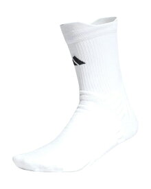 ADIDAS アディダス 41_テニスクルーソックス (EVZ98) [色 : WHT/BLK] [サイズ : M]