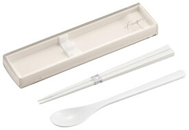 OSK ≪新商品≫【DISH UP LUNCH】 引フタコンビ 箸＆スプーンセット 抗菌＜日本製＞ (143823)【入数:60】