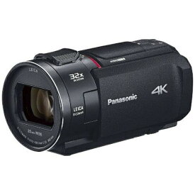 PANASONIC パナソニック パナソニック 4K デジタルビデオカメラ 光学24倍ズーム ブラック HC-VX2MS-K