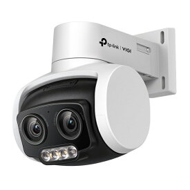 TP-LINK VIGI 4MP屋外用フルカラーデュアルレンズ可変焦点パンチルトネットワークカメラ(VIGI C540V(UN))