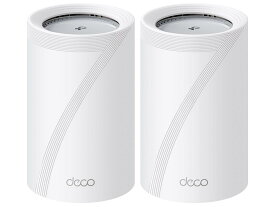 TP-LINK DECO BE65 PRO 2P 無線LANルーター WPA/WPA2/WPA3 IEEE802.11a/b/g/n/ac/ax/be 3ポート 2500Mbps(LAN/WAN切替ポート)/5000Mbps(LAN/WAN切替ポート)
