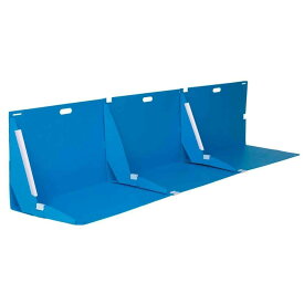 日本緑十字社 折りたたみ式みずからガード　700×500×400mm　3枚組　ブルー 380414 1組(3枚入)