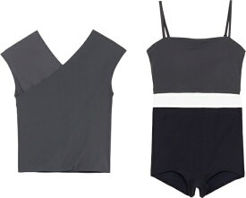 Speedo(スピード) RIB_3SET (SFW22580) [色 : CHグレイ] [サイズ : L]