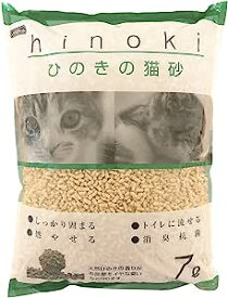 [ペットプロジャパン] ひのきの猫砂 7L (-)