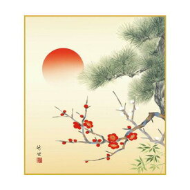 COMOLIFE コモライフ 色紙 田村竹世 吉祥松竹梅 24.2×27.2cm K9-047 (2167320)