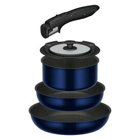 サーモス(THERMOS) サーモス THERMOS 取っ手のとれるフライパン5点セットEA ガス火専用 ディ (-)