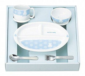 金正陶器(Kaneshotouki) マイファーストミッフィー　こども食器セット　ブルー　406750